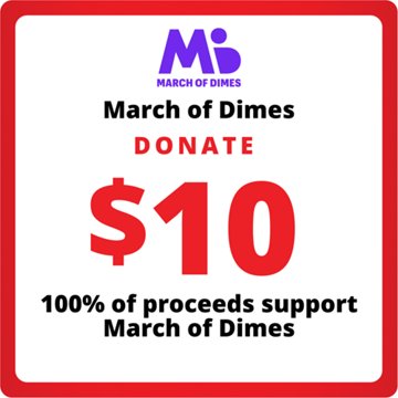 H-E-B Donation to March of Dimes, $10