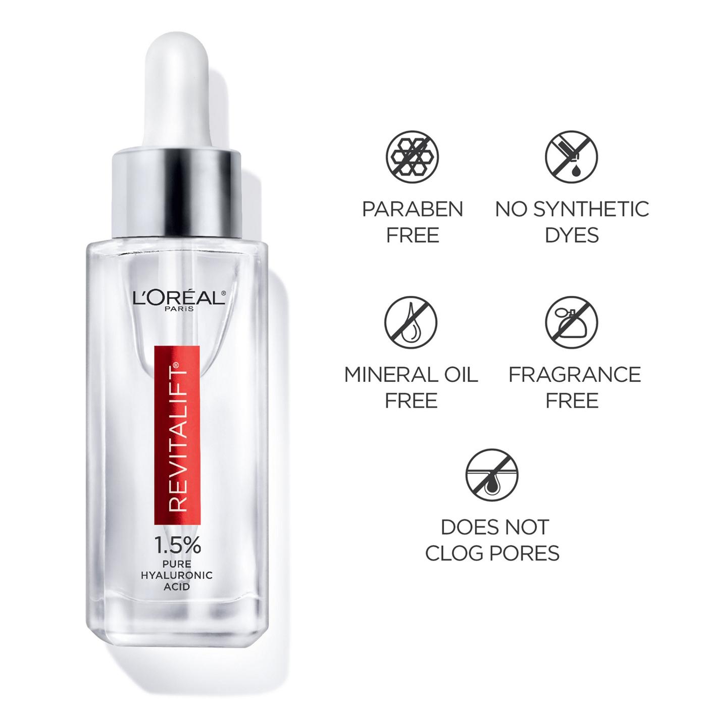L'Oréal Paris Revitalift Derm Intensives Hyaluronic Acid Face Serum; image 5 of 5