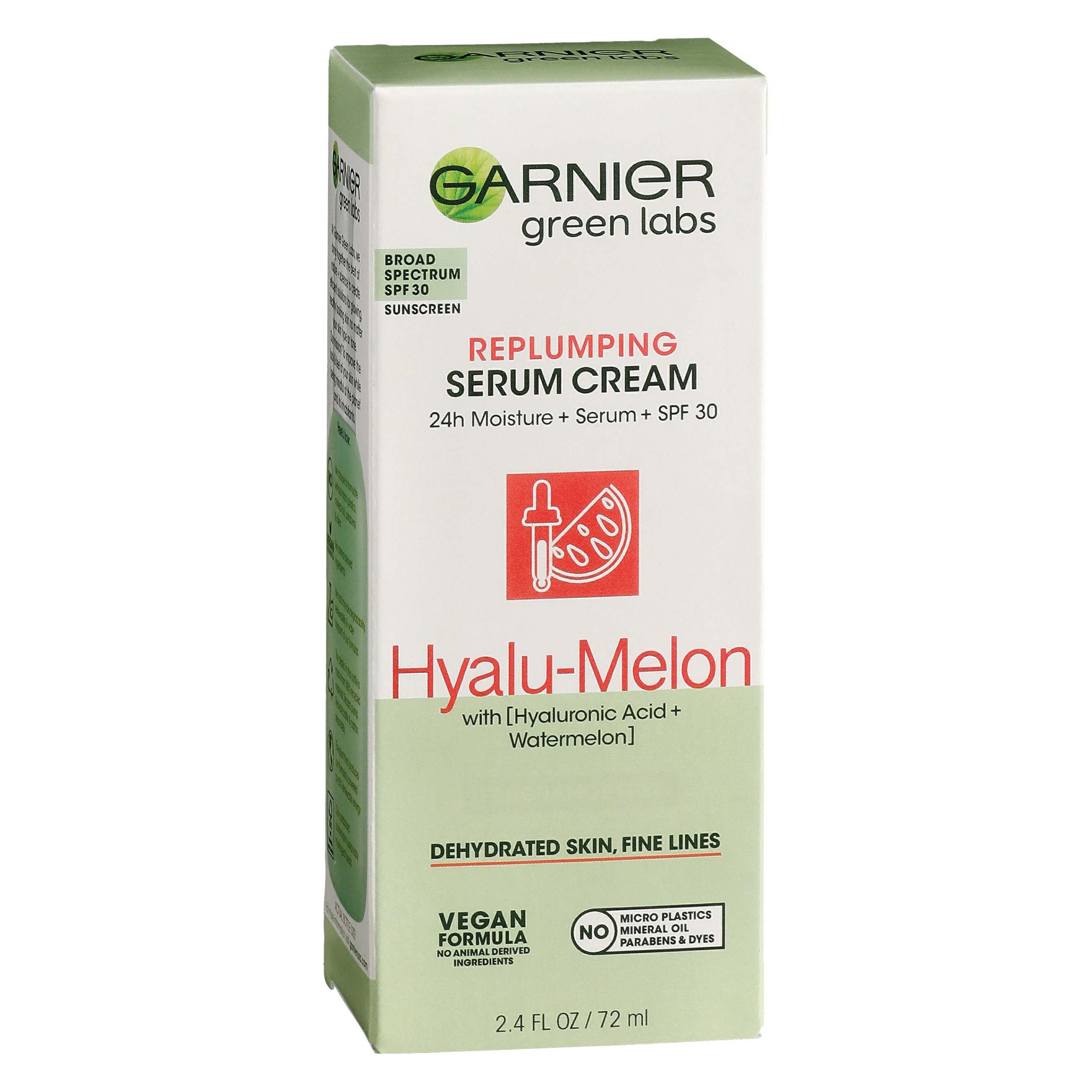 Garnier Green Labs Hyalu Melon Replumping Serum Cream Shop Moisturizers At H E B