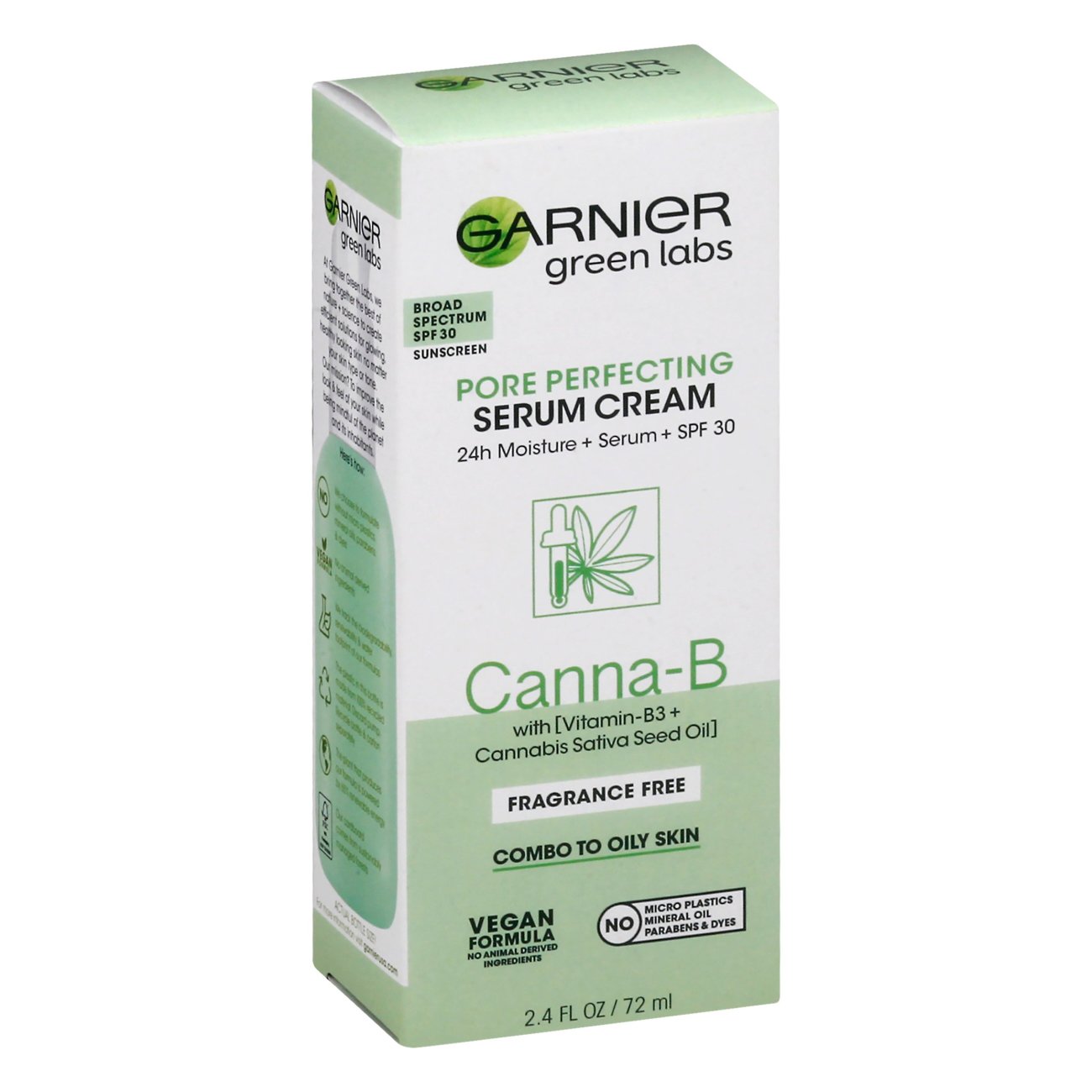 Garnier Green Labs Canna-B Pore Perfecting Serum Cream - Shop ...