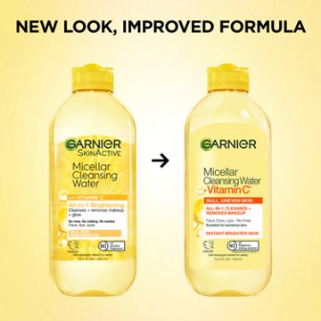 Garnier SkinActive Micellar Cleansing Water - Vitamin C, 13.5 oz