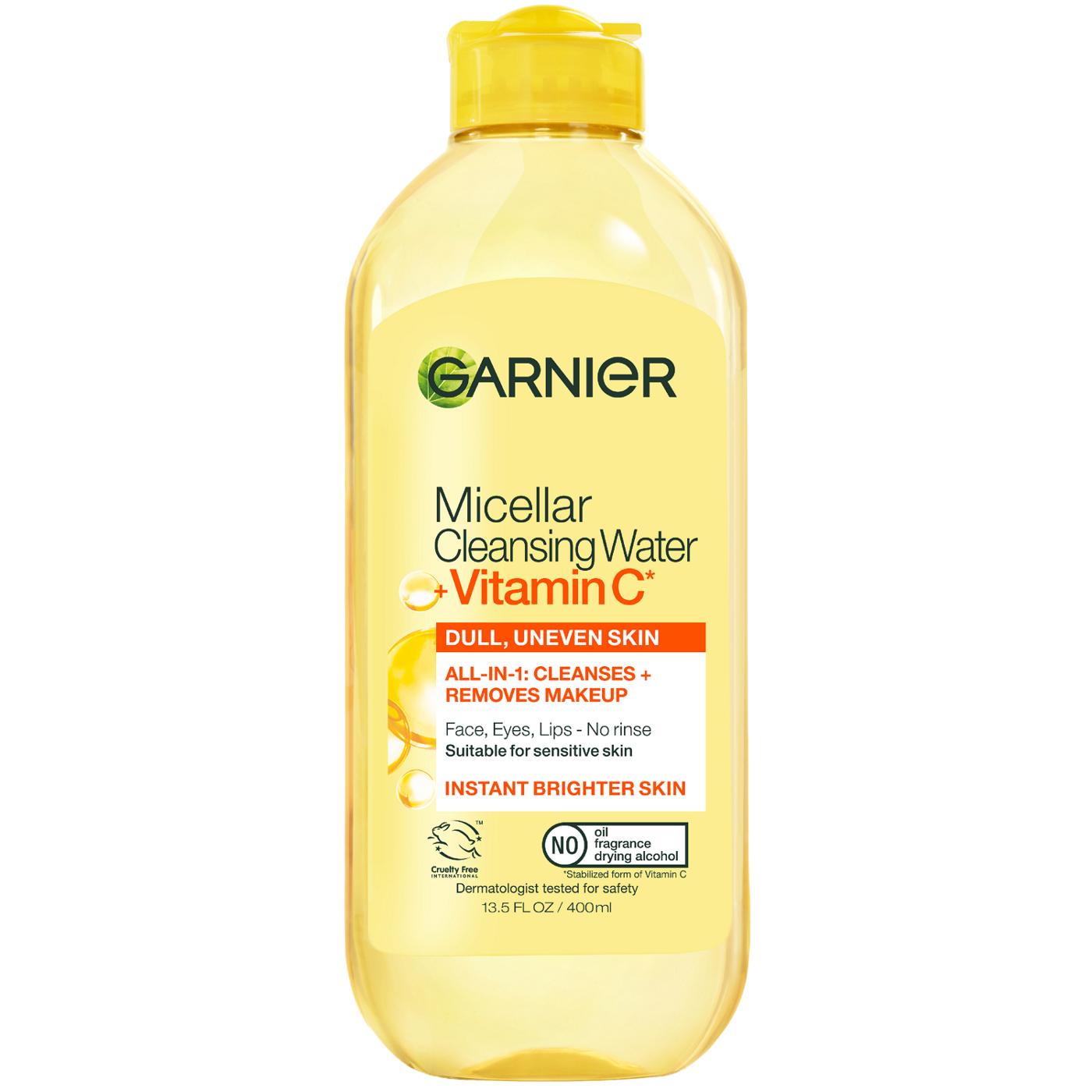 Garnier SkinActive Micellar Cleansing Water - Vitamin C; image 1 of 10