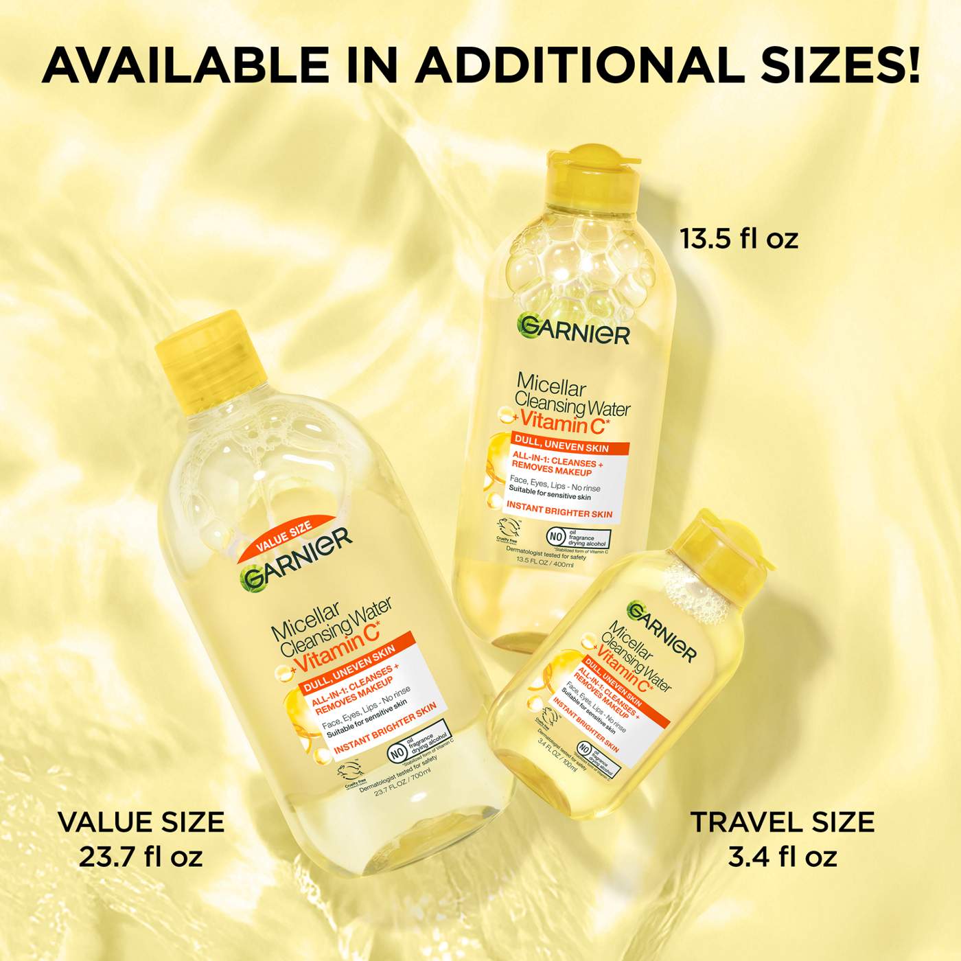 Garnier SkinActive Micellar Cleansing Water - Vitamin C; image 5 of 10