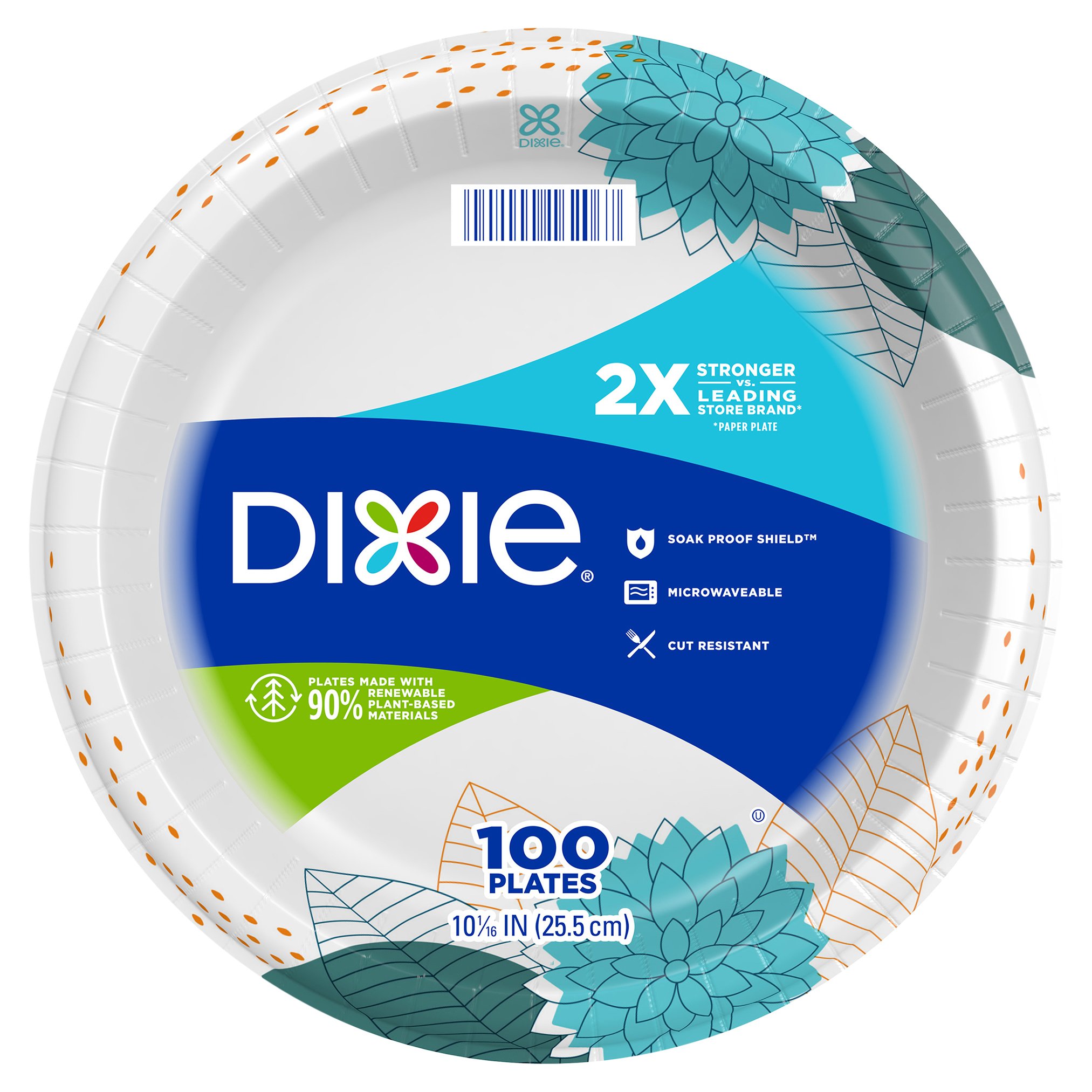 Dixie Everyday 10 in Paper Plates - Shop Plates & Bowls at H-E-B