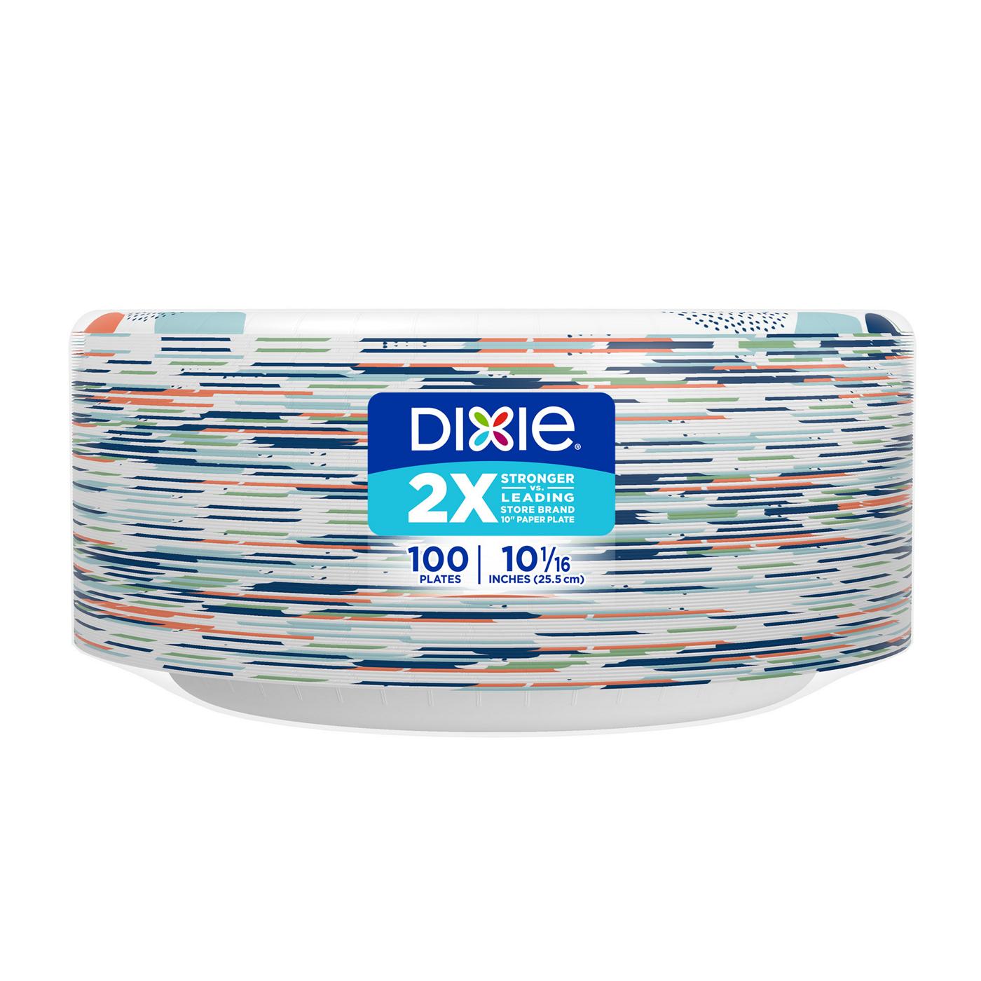 Dixie 10 in Compostable Paper Plates; image 2 of 7