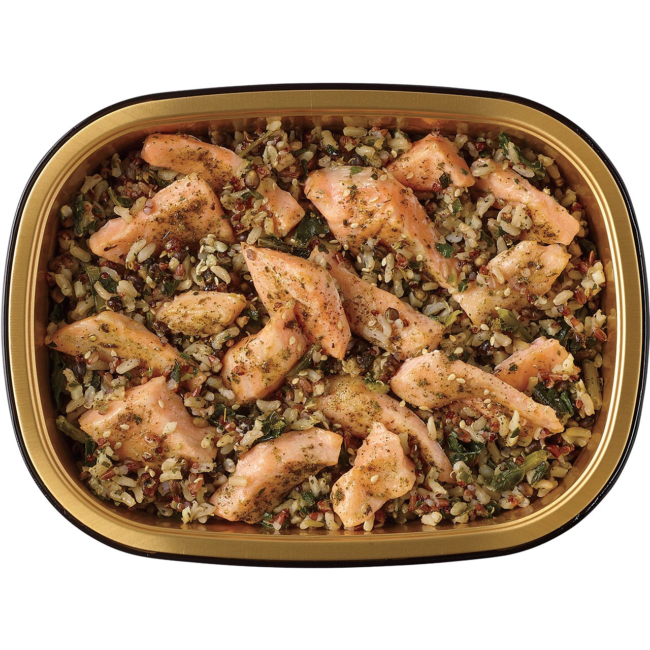 H-E-B Meal Simple Salmon With Ancient Grains And Kale - Shop Ready ...