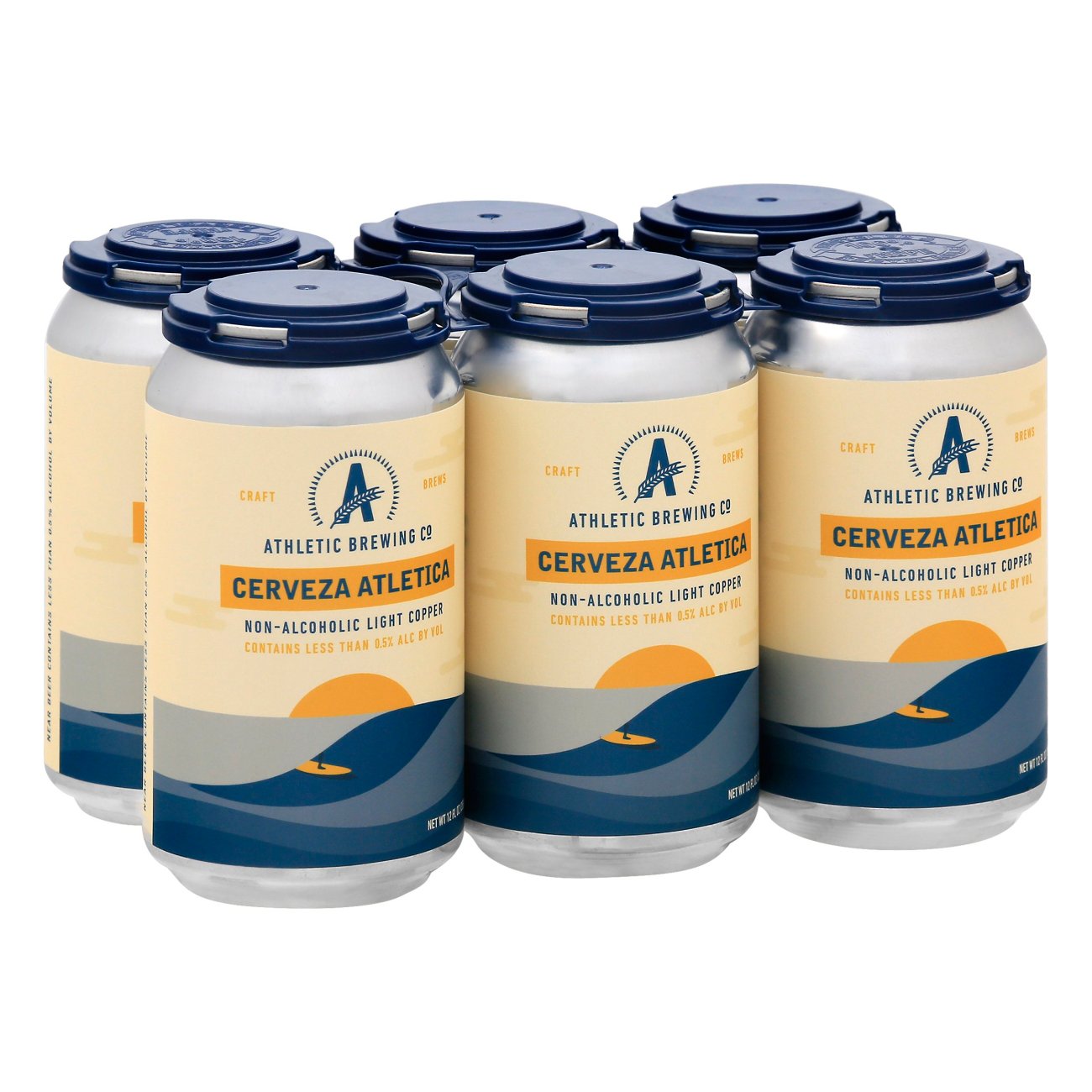 Athletic Brewing Co. Non Alcoholic Seasonal Craft Beer 6 pk Cans, 12 oz