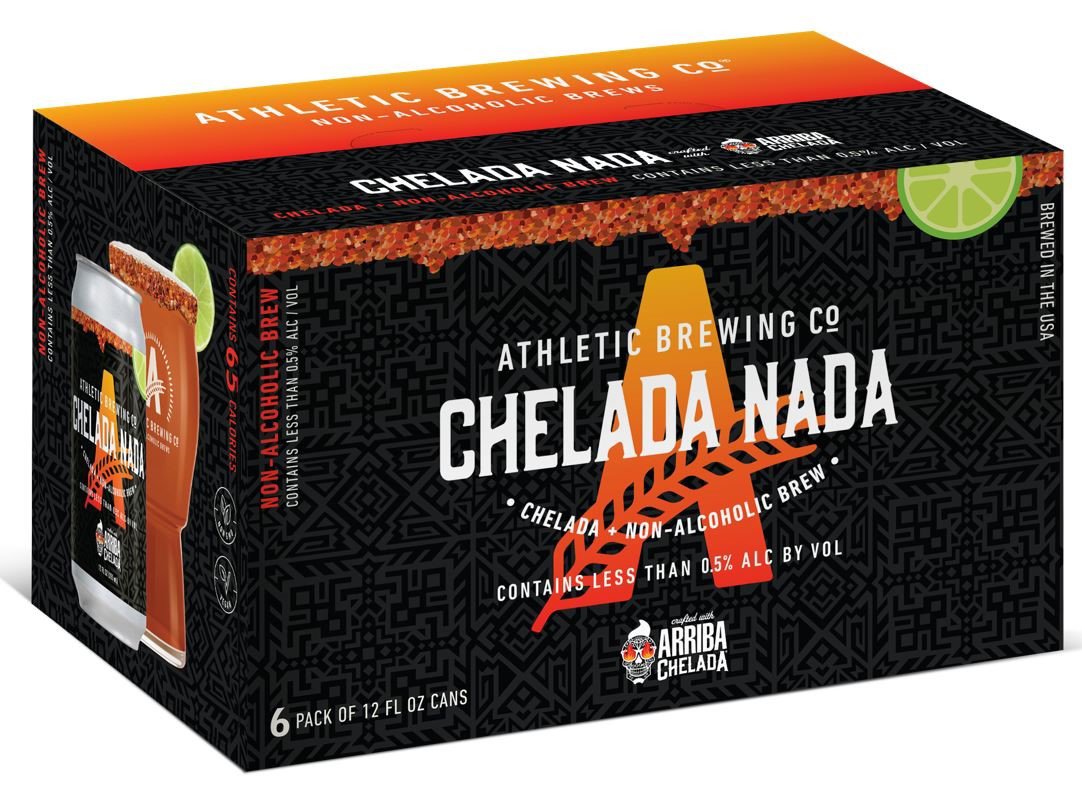 Athletic Brewing Co Non Alcoholic Chelada Nada Beer 6 pk Cans, 12 oz ...