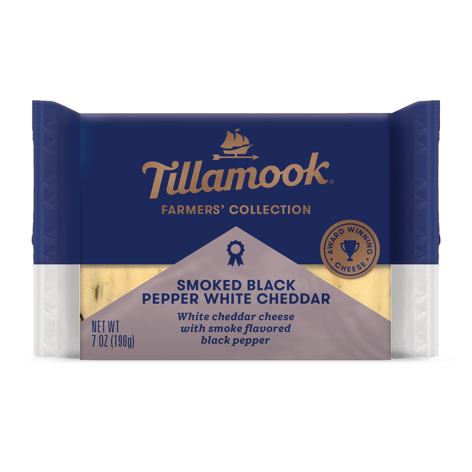 Tillamook Smoked Black Pepper White Cheddar Cheese Shop Cheese at HEB