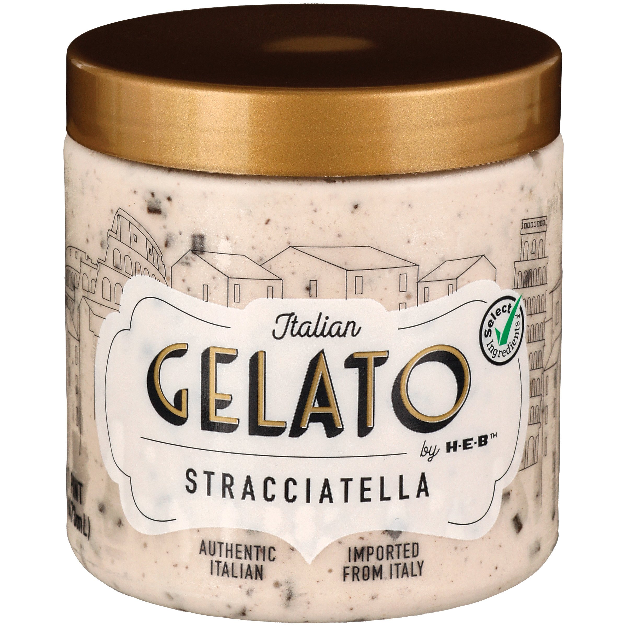 Italian Gelato By H-E-B Stracciatella Frozen Dessert - Shop Ice Cream ...