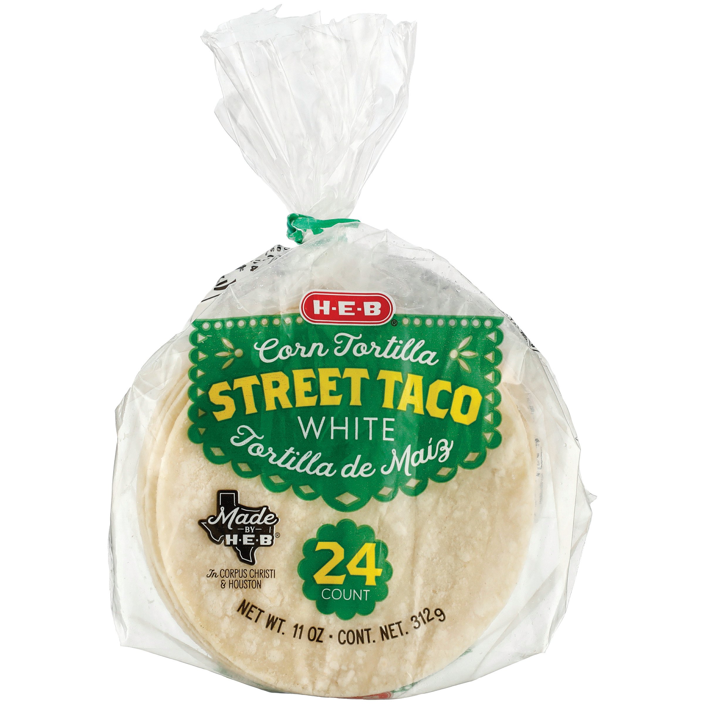 H-E-B Street Taco White Corn Tortillas - Shop Tortillas At H-E-B