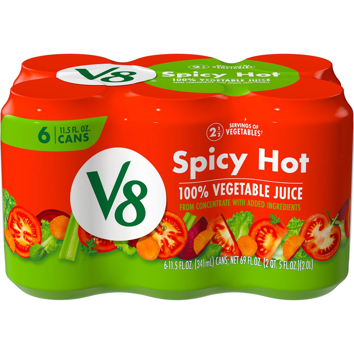 V8 Spicy Hot 100% Vegetable Juice; image 1 of 8