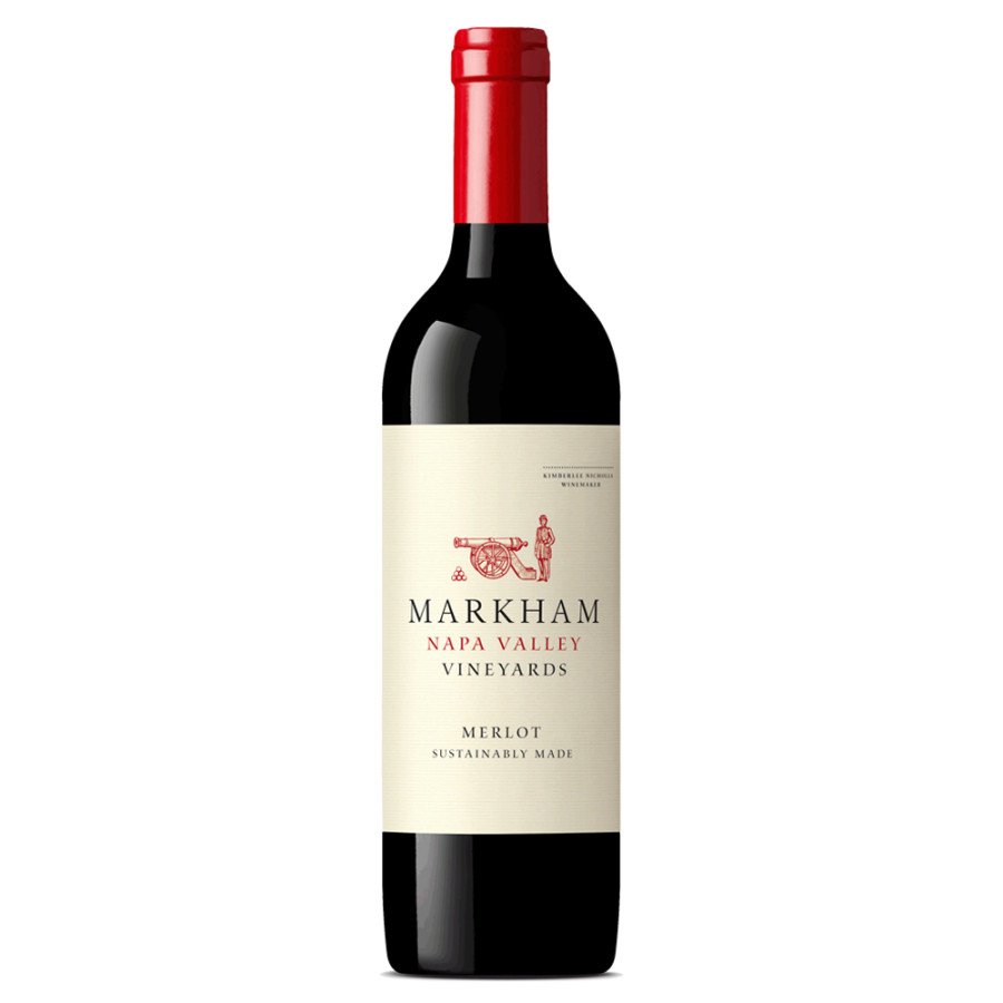 Markham Vineyards Organic Napa Valley Merlot California Red Wine, 750 mL