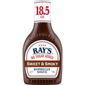 Sweet Baby Ray's No Sugar Added Sweet & Smoky Barbecue Sauce, 18.5 oz