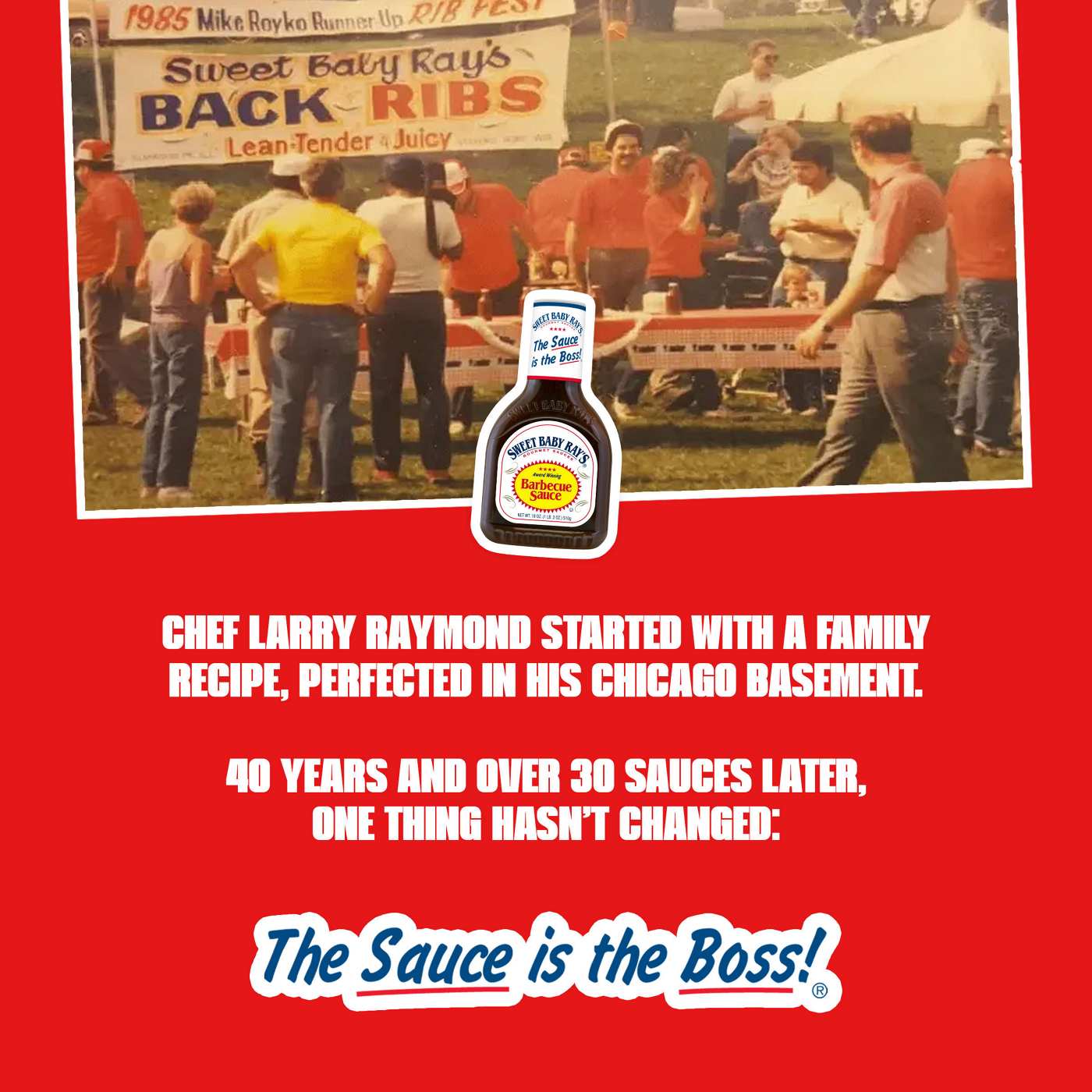 Sweet Baby Ray's No Sugar Added Sweet & Smoky Barbecue Sauce; image 7 of 9