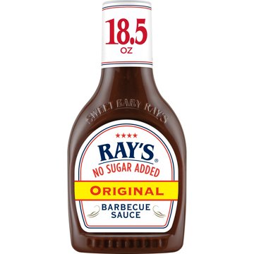 Sweet Baby Ray's No Sugar Added Original Barbecue Sauce, 18.5 oz