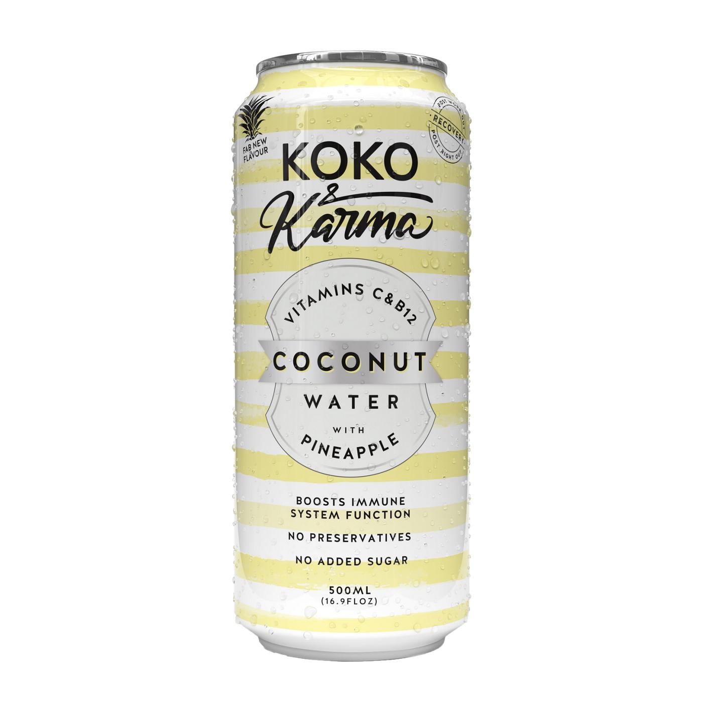 Koko & Karma Vitamin C & Pineapple Coconut Water; image 1 of 2