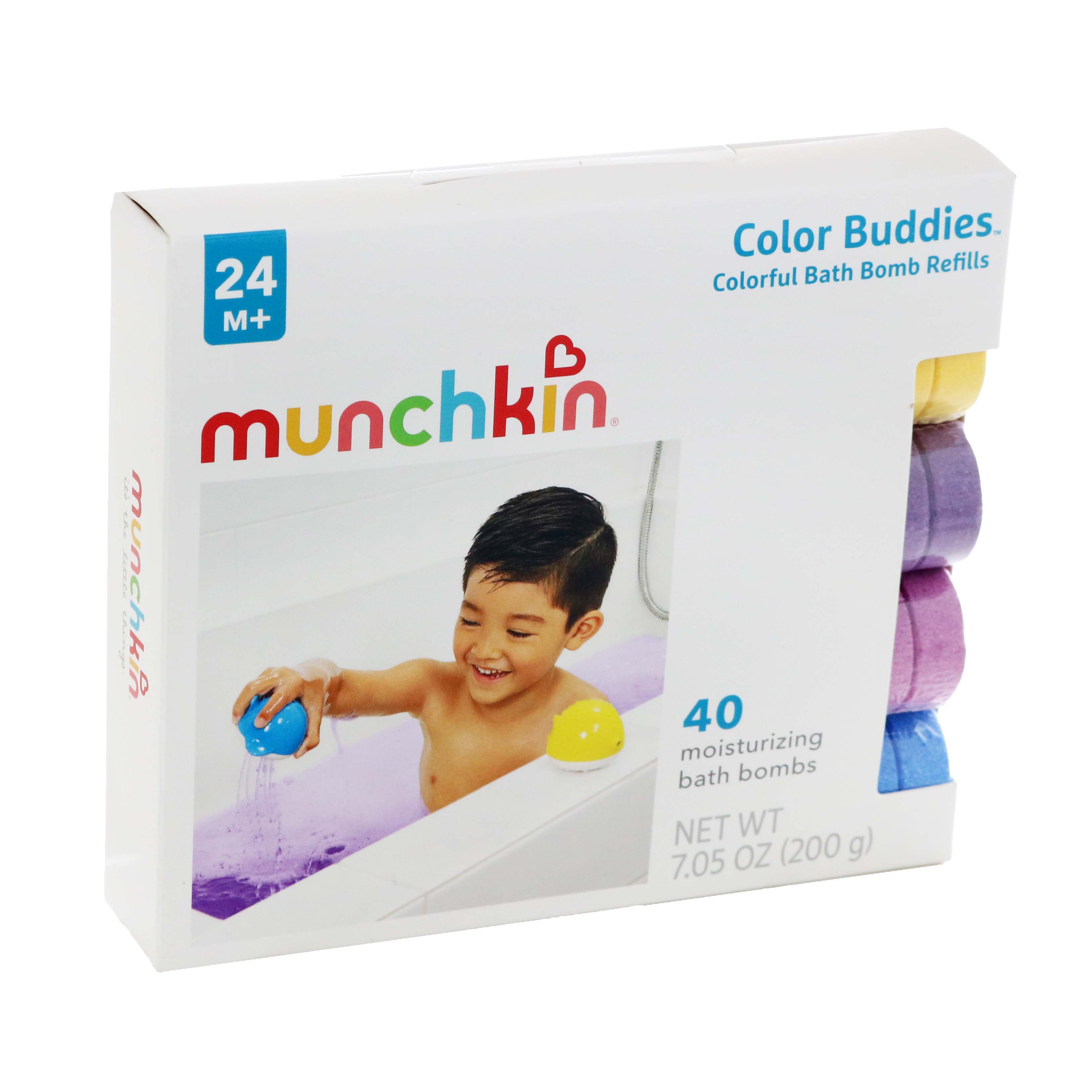 Munchkin Color Buddies Moisturizing Bath Bombs Refills - 40 ct