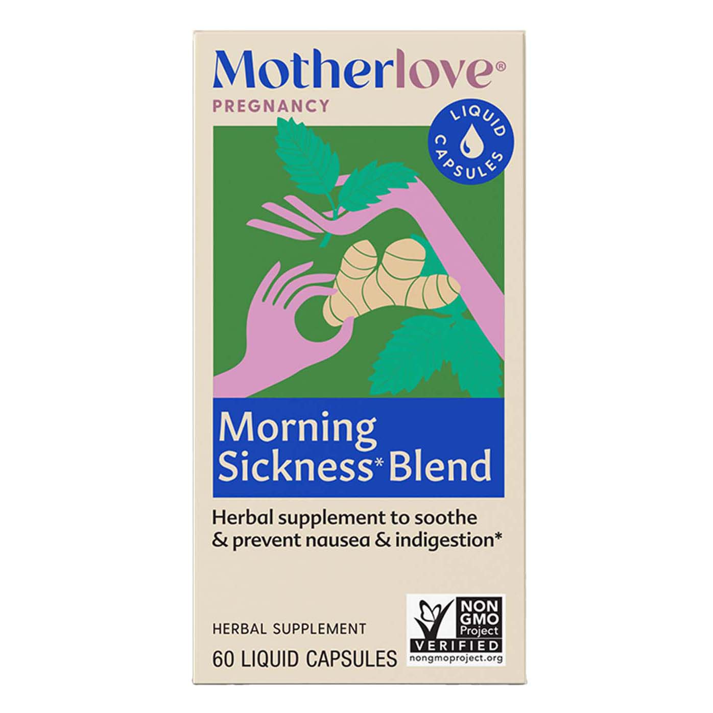 Motherlove Herbal Company Morning Sickness Blend Capsules Shop
