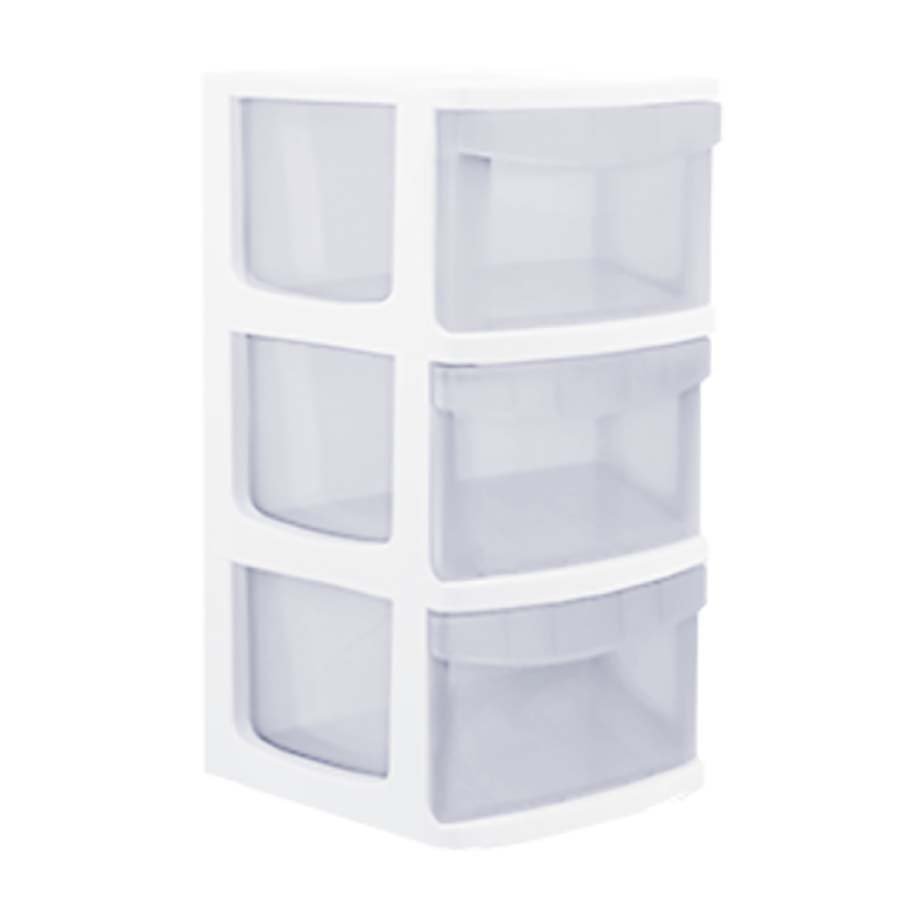 Heritage Deep Multipurpose Dresser Drawer Organizer Bins - Clear 3 ct