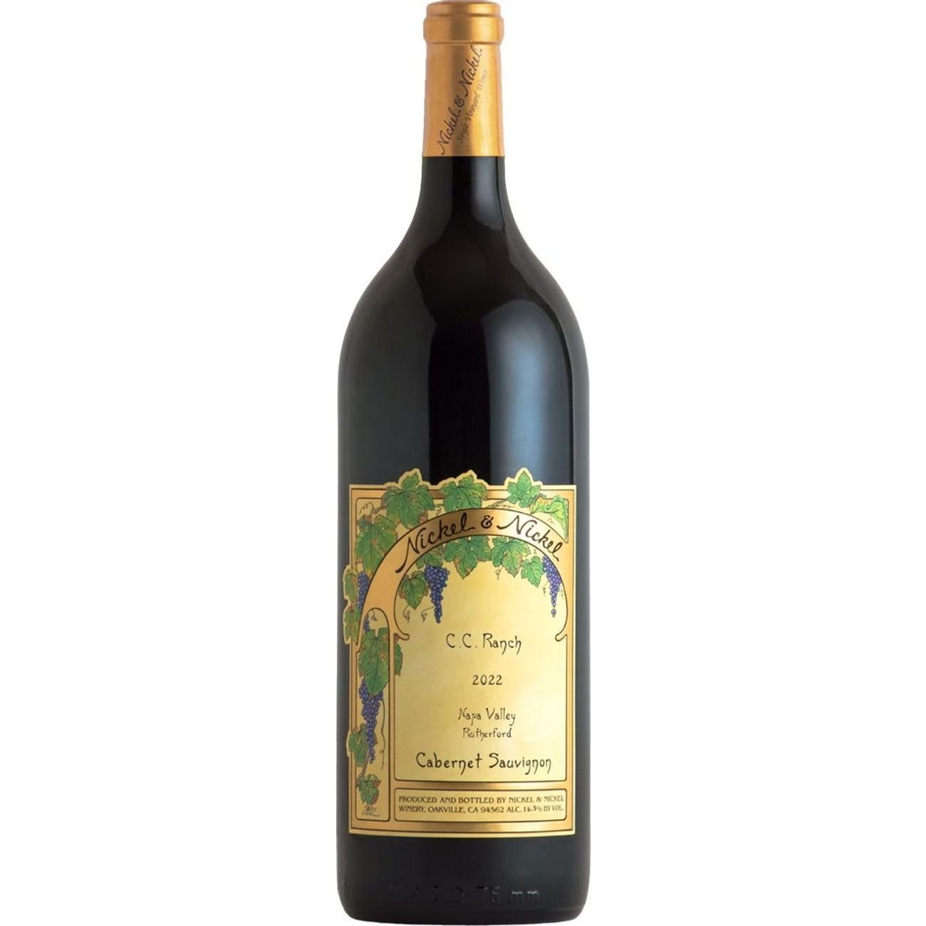 Nickel & Nickel Ranch 1.5 Mag Cabernet Sauvignon California Red Wine, 1.5L