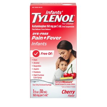 Tylenol Infants' Dye-Free Oral Suspension - Cherry