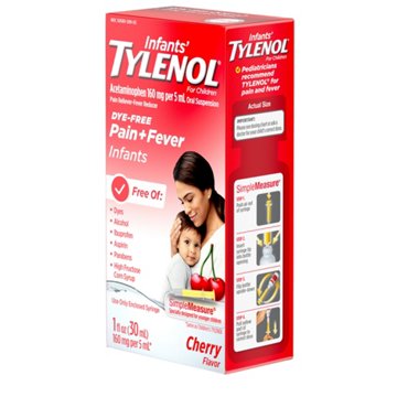 Tylenol Infants' Dye-Free Oral Suspension - Cherry