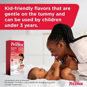 Tylenol Infants' Dye-Free Oral Suspension - Cherry