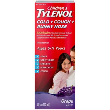 Tylenol Children's Cold + Cough + Runny Nose Oral Suspension - Grape