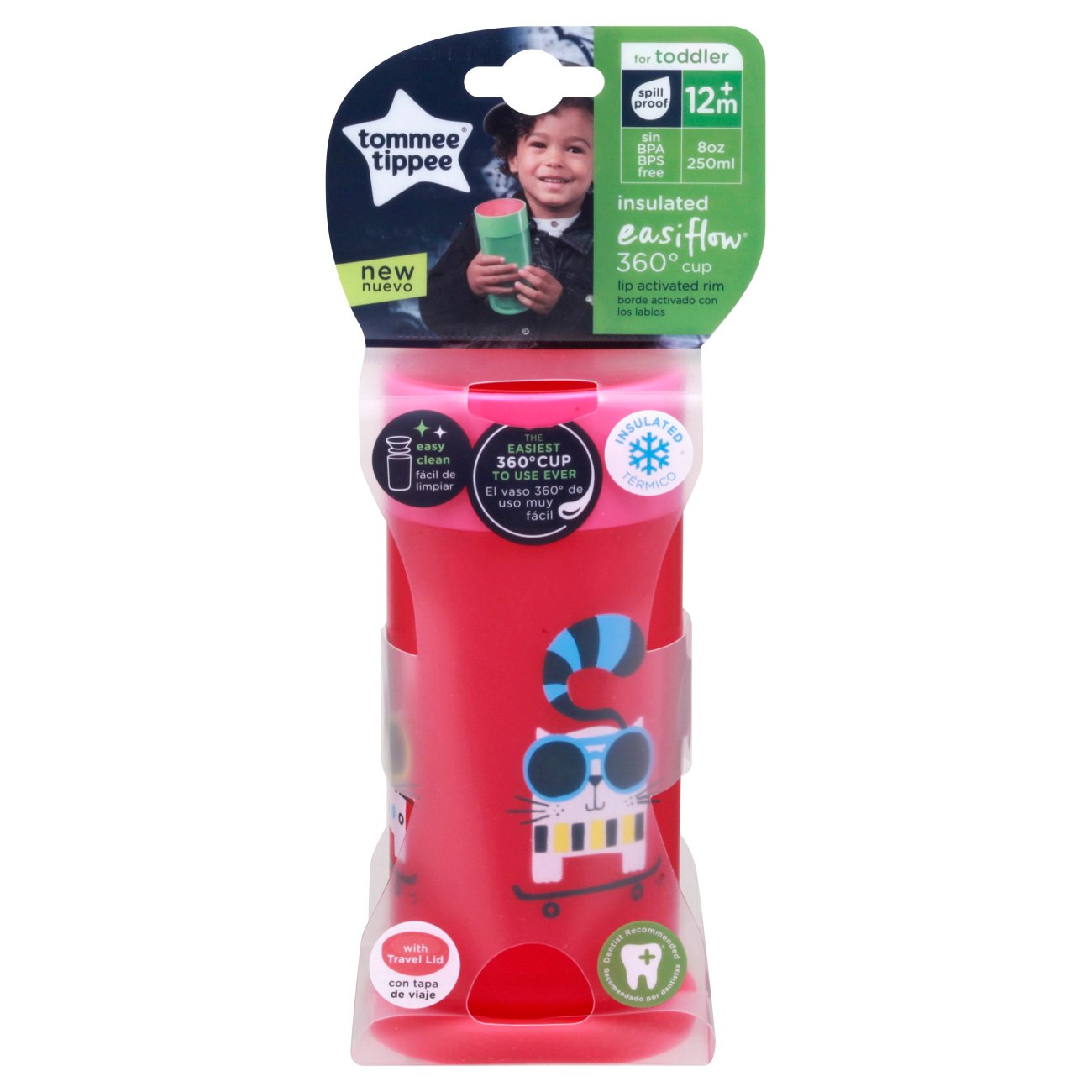 Tommee Tippee Insulated Easiflow 360 Cup for Toddler Shop Cups at HEB