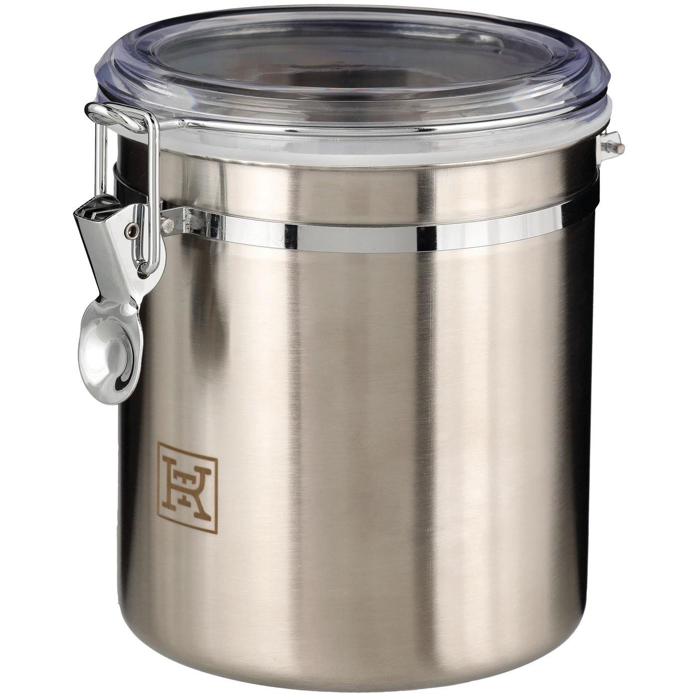 Kitchen & Table by H-E-B Air Tight Stainless Steel Coffee Canister; image 2 of 2