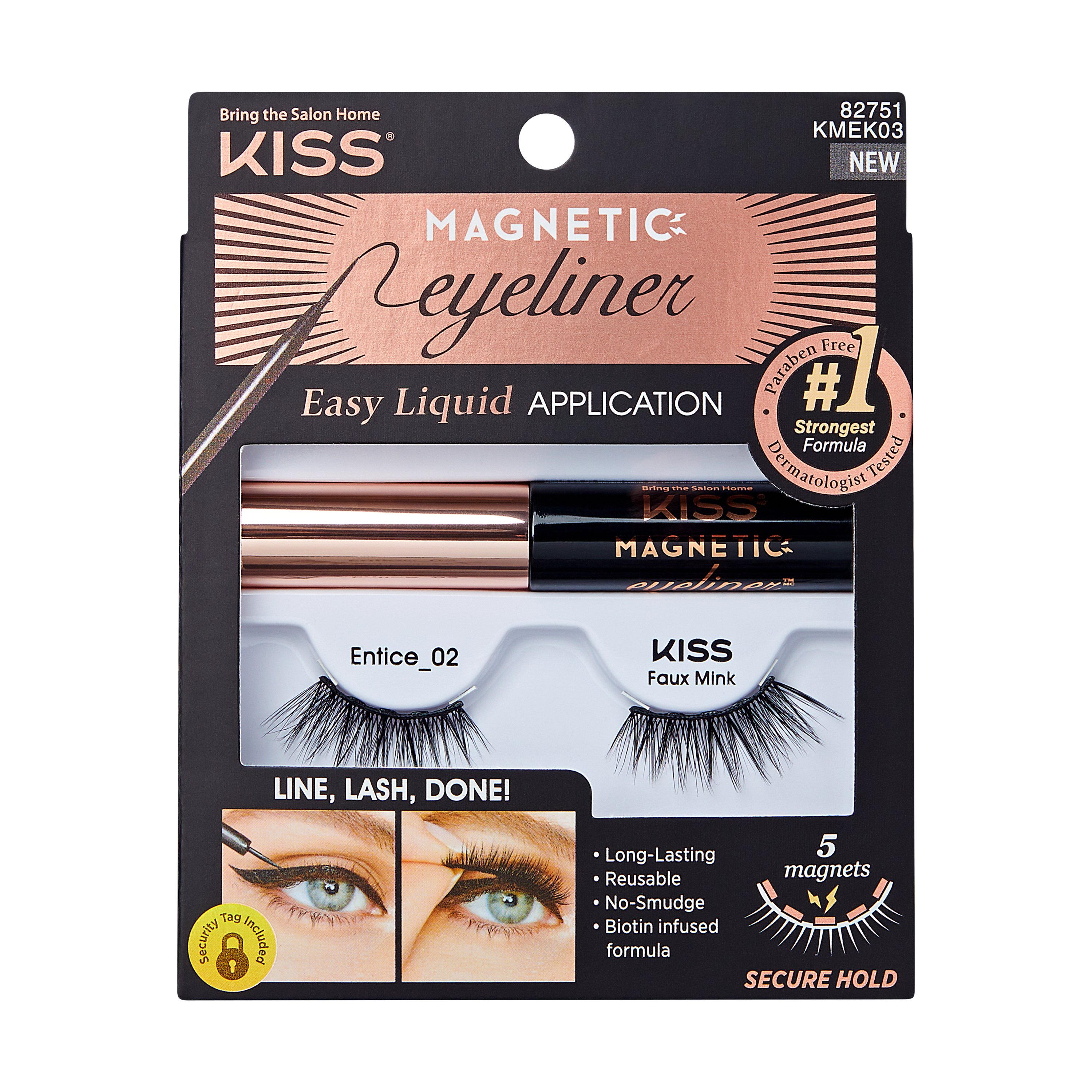 KISS Eyeliner Kit Entice Shop False eyelashes at HEB