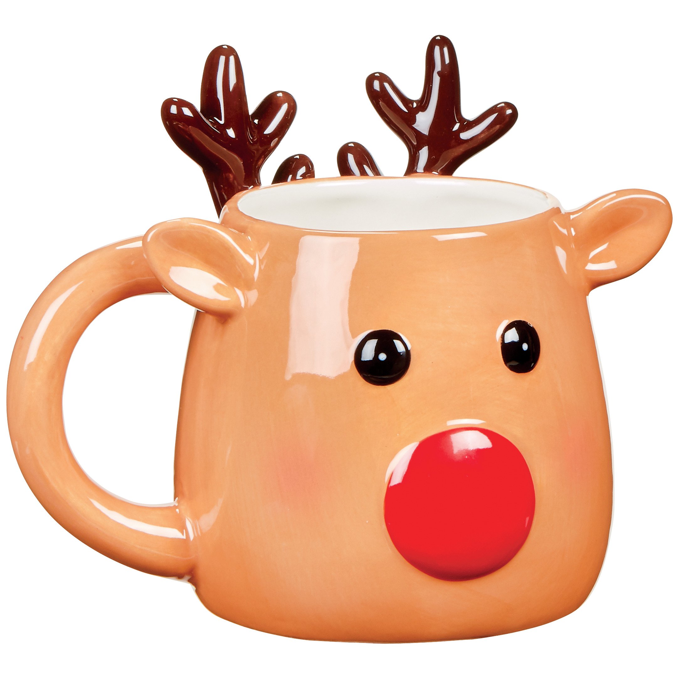 Thirty Fourth & Main Reindeer Christmas Ceramic Mug - Shop Cups & Tumblers at H-E-B