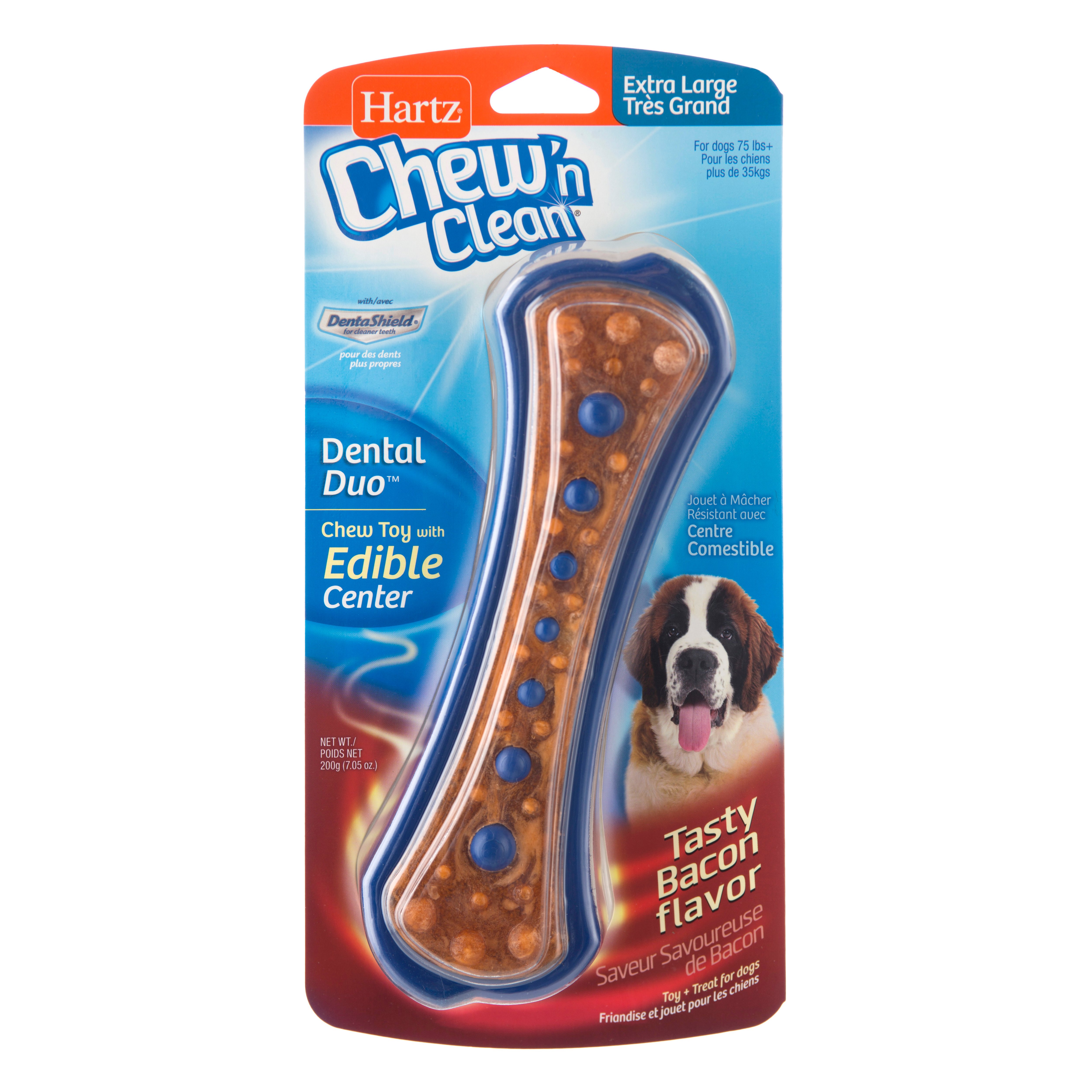 Hartz Chew 'n Clean Bacon Extra Large Dental Dog Chew Shop Chew toys