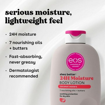 eos Shea Better 24H Moisture Body Lotion - Coconut Waters, 16 oz