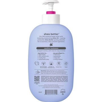 eos Shea Better 24H Moisture Body Lotion - Vanilla Cashmere, 16 oz