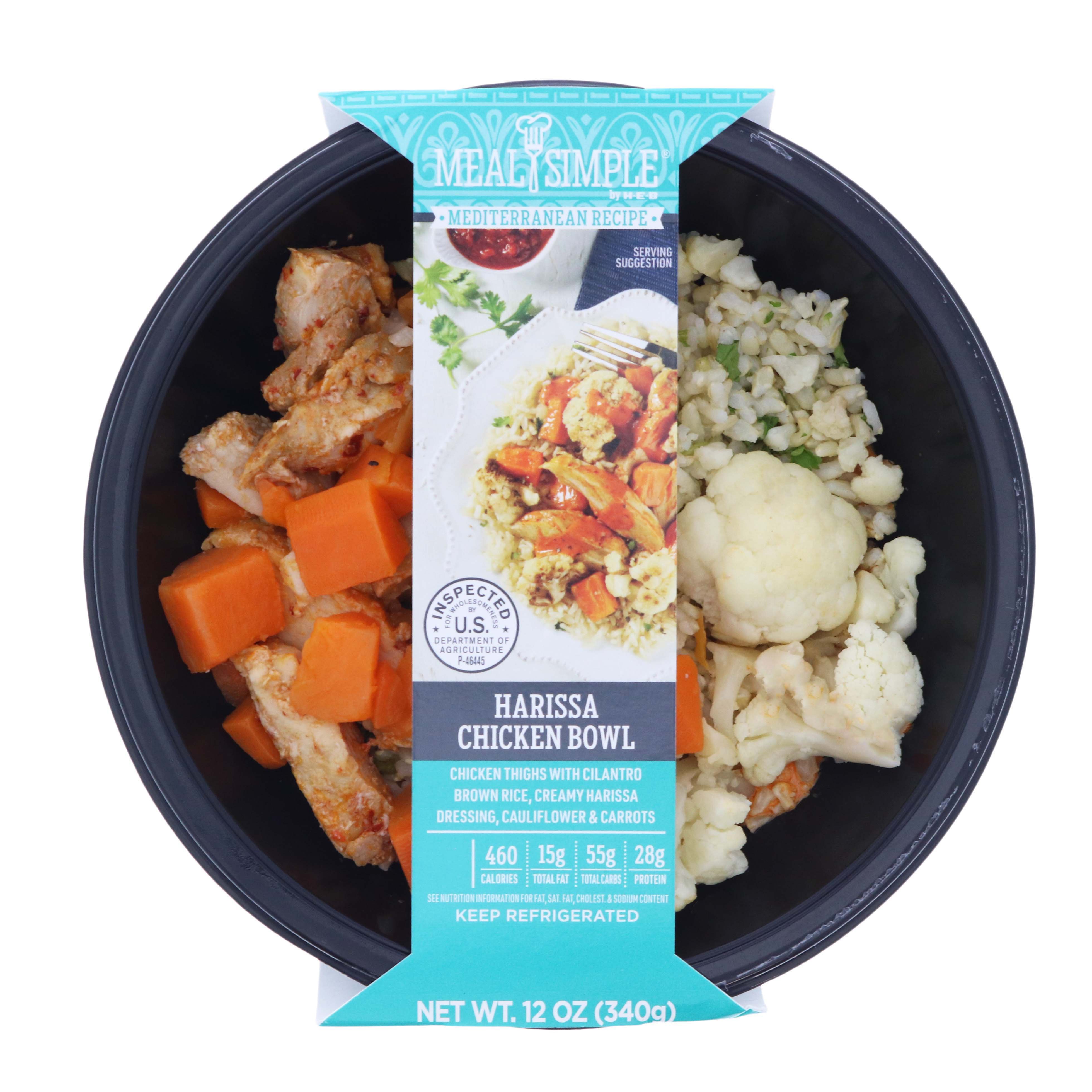 H-E-B Meal Simple Harissa Chicken Bowl - Shop Entrees & Sides At H-E-B