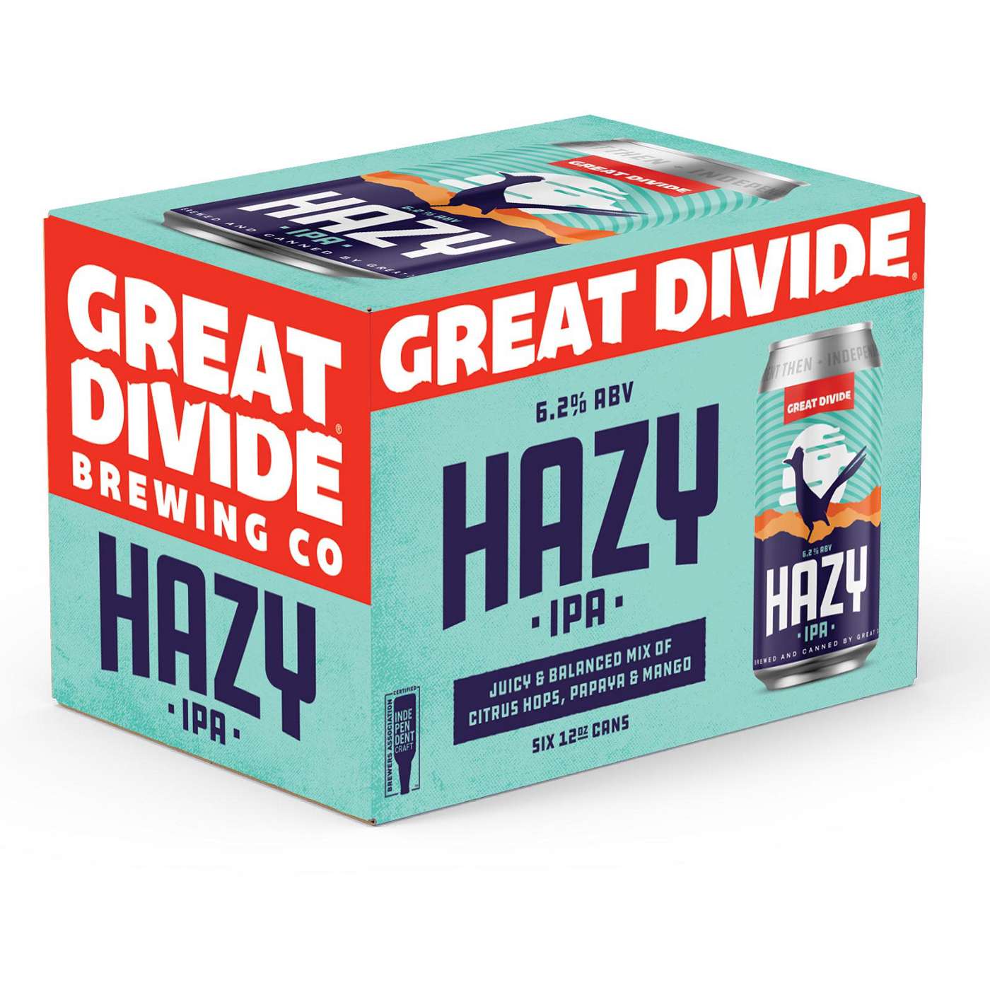 Great Divide Hazy IPA Beer 12 oz Cans; image 1 of 2