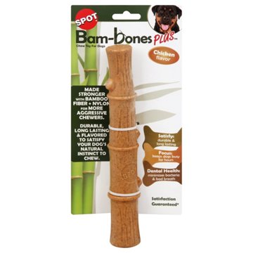 Spot Bam-Bones Plus Stick Chicken Flavor Chew Toy, EACH