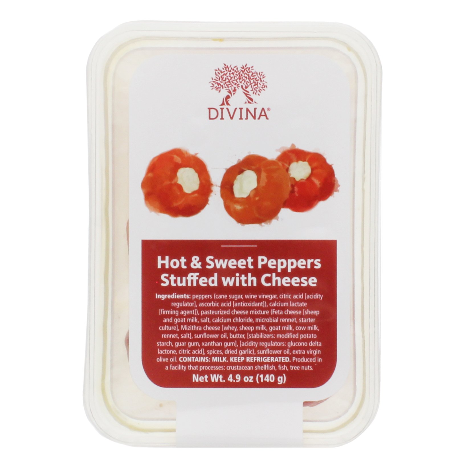 Red Pepper Stuffed Olives  Shop Divina Food Products