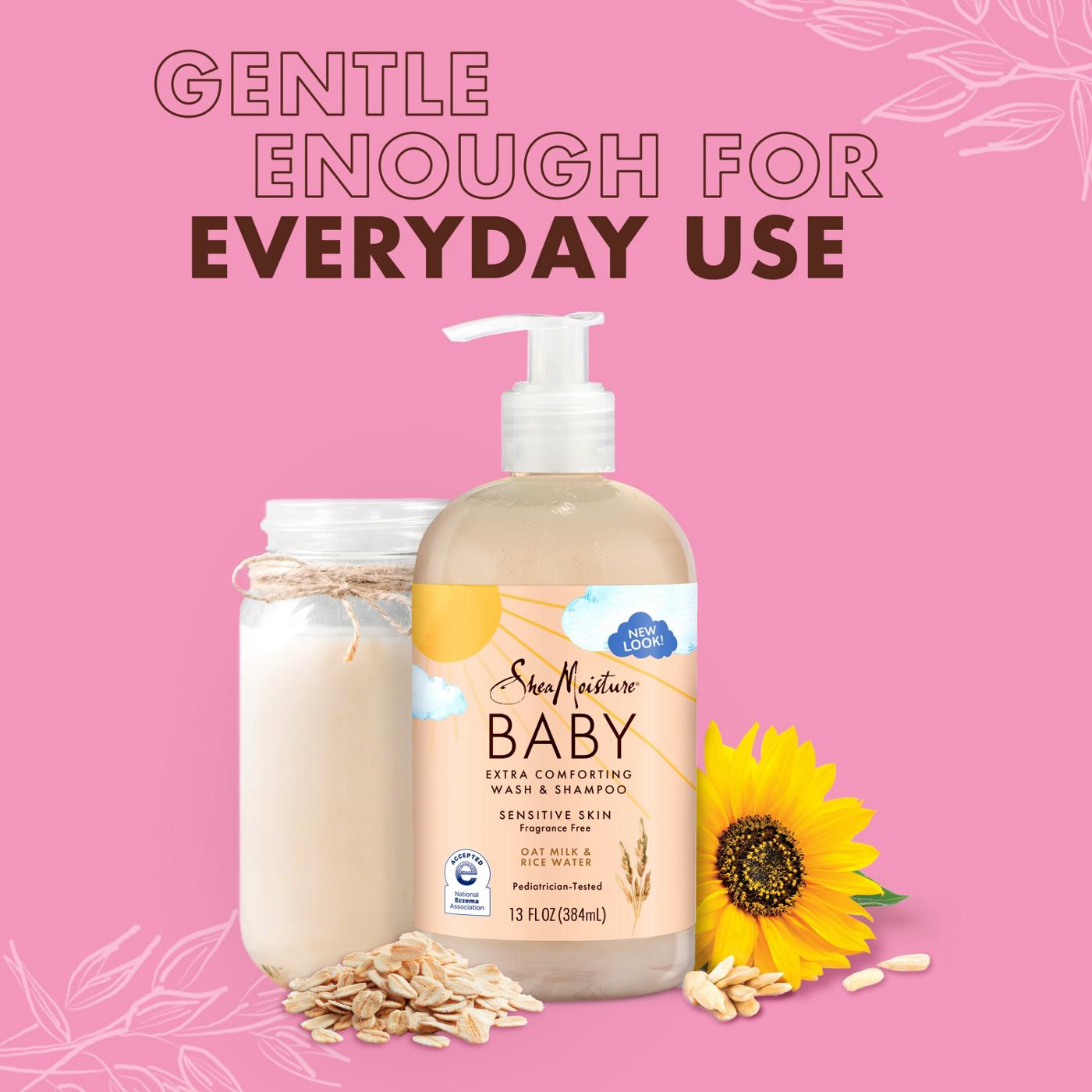 SheaMoisture Baby Wash + Shampoo - Oat Milk & Rice Water; image 5 of 7