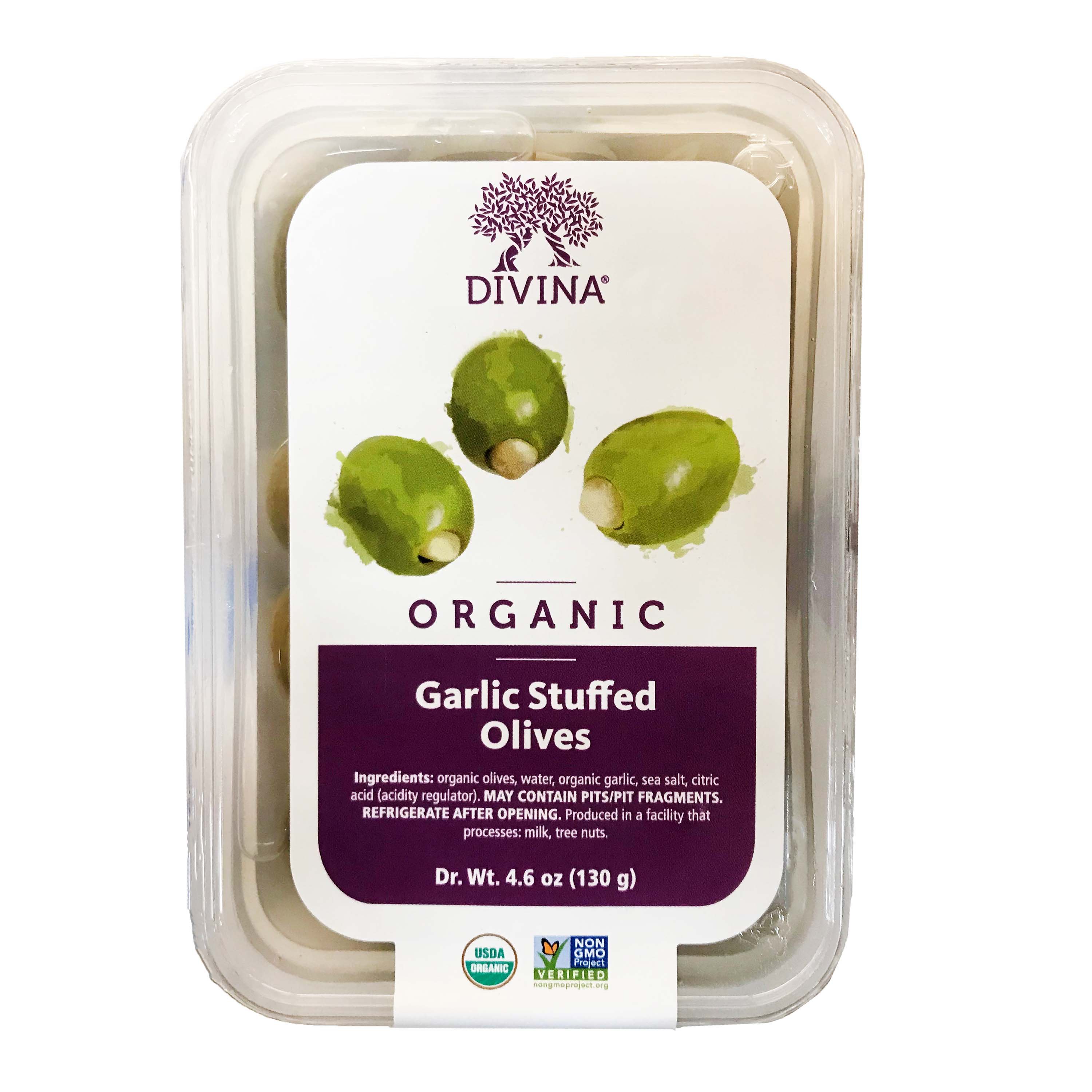 Divina Organic Garlic Stuffed Olives Shop Entrees & Sides at HEB