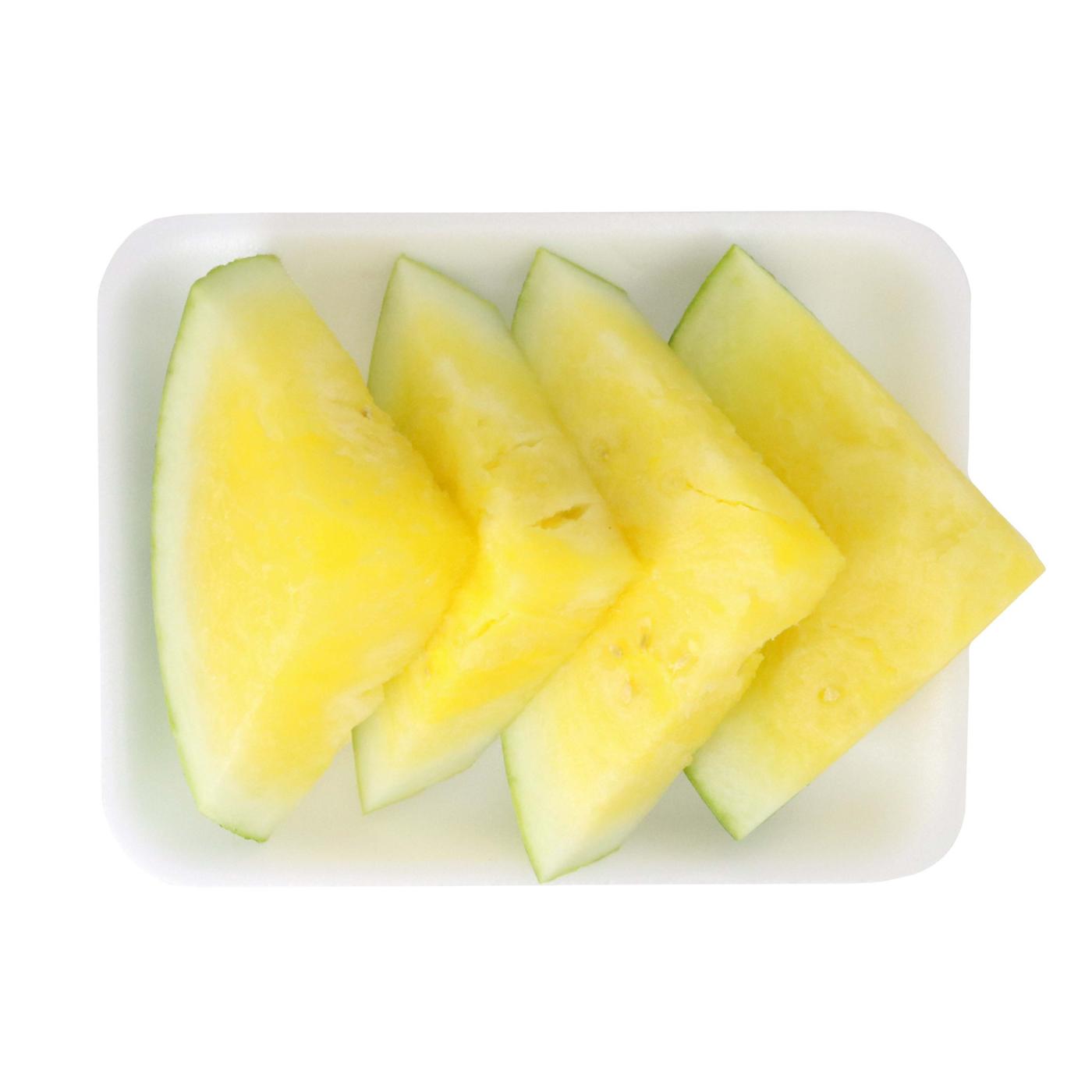 H-E-B Fresh Sliced Yellow Watermelon; image 2 of 2