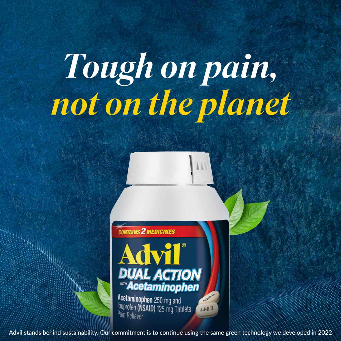 Advil Dual Action Coated Caplets With Acetaminophen 250 Mg; image 3 of 3