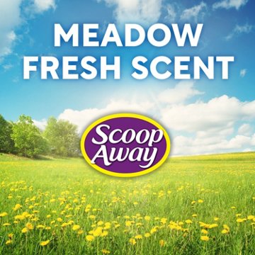 Scoop Away Multi Cat Clumping Cat Litter - Meadow Fresh Scent, 38 lbs