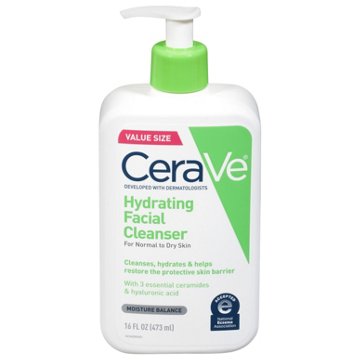 CeraVe Hydrating Facial Cleanser, 16 oz
