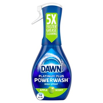 Dawn Powerwash Platinum Apple Scent Dish Spray, 16 oz