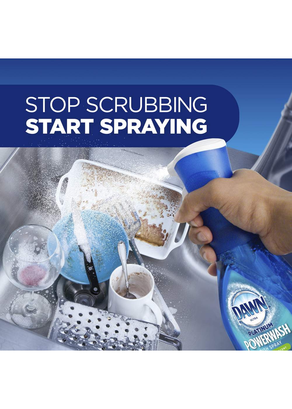 Dawn Powerwash Platinum Apple Scent Dish Spray; image 9 of 10