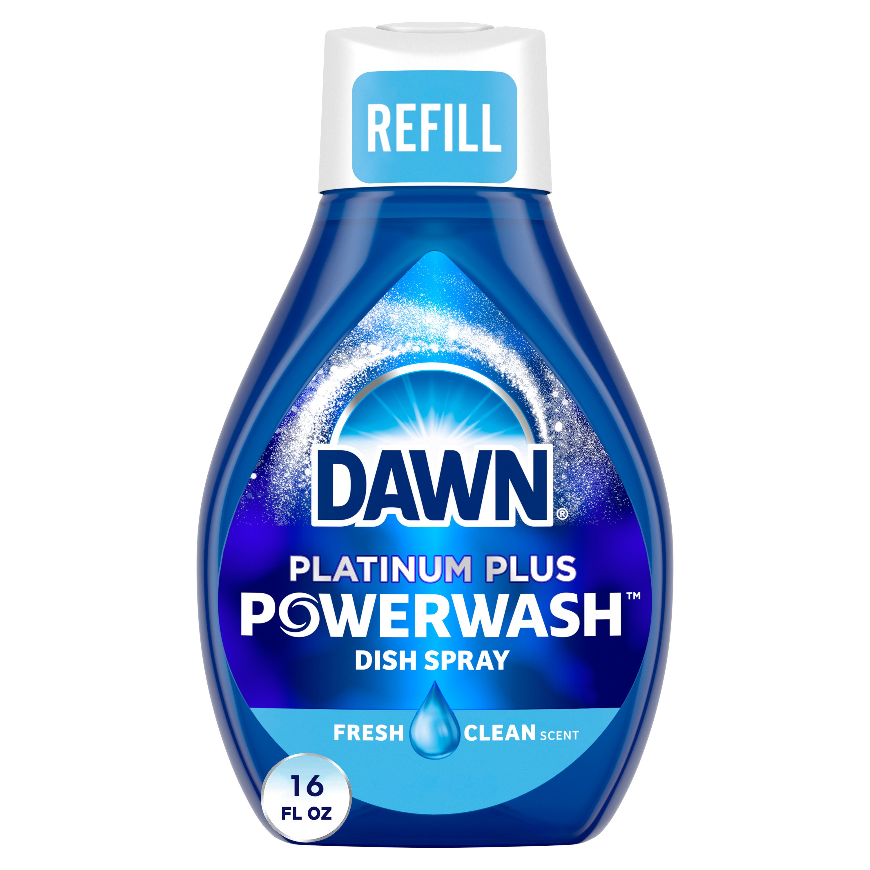 Dawn Powerwash Platinum Fresh Scent Dish Spray Refill Shop Cleaners at HEB