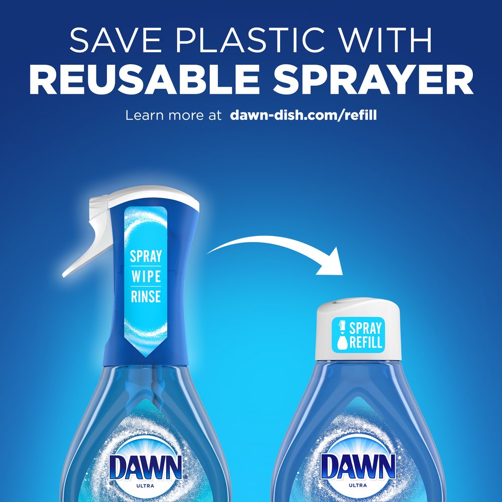 Dawn Platinum Powerwash Lemon Scent Dish Spray - Shop Dish Soap & Detergent  at H-E-B